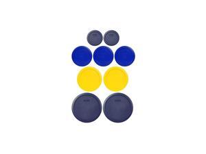 2) 7402-PC 6/7 Cup Blue (2) 7201-PC 4 Cup Meyer Yellow (3) 7200-PC 2 Cup Cadet Blue (2) 7202-PC 1 Cup Blue Replacement Food Storage Lids 2) 7402-PC 6/7 Cup Blue (2) 7201-PC 4 Cup Meyer Yellow (3) 7200-PC 2 Cup Cadet Blue (2) 7202-PC 1 Cup Blue Replacement Food Storage Lids