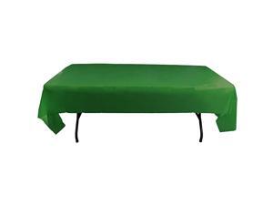 Premium Plastic Tablecloth 54in. x 108in. Rectangle Table Cover - Dark Green Premium Plastic Tablecloth 54in. x 108in. Rectangle Table Cover - Dark Green