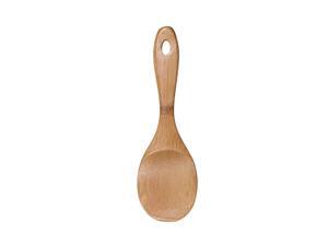 Burnished Bamboo Rice Paddle, 9-Inch