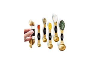 Measuring Spoons Set - Stainless Steel Measuring Spoons - Measuring Spoon Set, Gold Measuring Spoons , Cute Measuring Spoons for Cooking & Baking