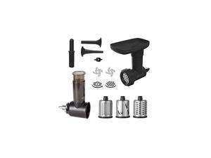 Food Slicer Shredder & Meat Grinder Attachment Pack for KitchenAid Stand mixer, with Sausage Filler Tube,Work as Salad Maker & Food Processor Grater Food Slicer Shredder & Meat Grinder Attachment Pack for KitchenAid Stand mixer, with Sausage Filler Tube,Work as Salad Maker & Food Processor Grater