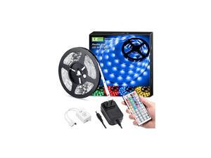 D Strip Lights, 16.4ft RGB 5050 D Strips with Remote Controlr, Color Changing Tape Light with 12V Power Supply for Room, Bedroom, TV, Kitchen, Desk D Strip Lights, 16.4ft RGB 5050 D Strips with Remote Controlr, Color Changing Tape Light with 12V Power Supply for Room, Bedroom, TV, Kitchen, Desk