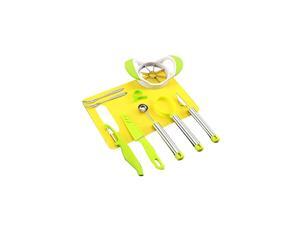 Garnish Shape Tool Set for Fruit Vegetable:Melon Baller Scoop,Apple Corer Slicer Remover,Carving Cutter Knife,Dig Pulp Separator,Citrus Lemon Peeler,Chopping Board,Forks Kitchen Gadget (9) Garnish Shape Tool Set for Fruit Vegetable:Melon Baller Scoop,Apple Corer Slicer Remover,Carving Cutter Knife,Dig Pulp Separator,Citrus Lemon Peeler,Chopping Board,Forks Kitchen Gadget (9)