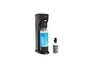 Sparkling Water and Soda Maker, Carbonates Any Drink, with 3 oz CO2 Test Cylinder (Matte Black)
