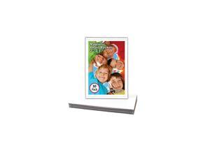 Magnetic Photo Pocket Picture Frame White Holds 2 5 X 3 5 Inches Photos 25 Pack Newegg Com