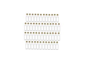 45 pcs 50 ml Plastic Liquor Bottles with Gold Tamper Evident Caps - MADE IN USA - (Gold - 45 Bottles) - 1.67 fl oz