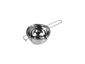 18/8 Steel, 2 Cup Capacity, 480ML Candy and Candle Making Stainless Steel Double Boiler Pot for Melting Chocolate 