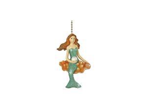 Mermaid Siren of the Sea Ceiling Fan Light Pull Chain