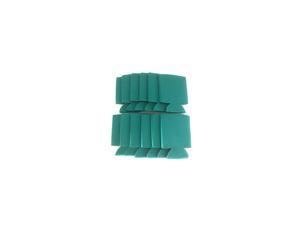 Beer Can Coolers Sleeves, Soft Insulated Reusable Drink Caddies for Water Bottles or Soda, Collapsible Blank DIY Customizable for Parties, Events or Weddings, Bulk (12, Teal)