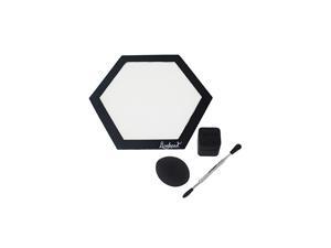 Silicone Dab Mat Bundle - 8" Hexagon Mat + 5" Carving Tool + 7ml Non-Stick Container + Sponge - (Original) Silicone Dab Mat Bundle - 8" Hexagon Mat + 5" Carving Tool + 7ml Non-Stick Container + Sponge - (Original)