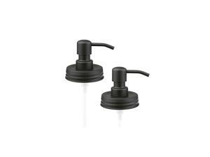 Mason Jar Soap Dispenser Lids and Pump Black Stainless Steel Lotion Dispenser Pump Replacement for Bathroom Kitchen Accessories with Extra Tubes Rustproof Leak-Proof Mason Jar Soap Dispenser Lids and Pump Black Stainless Steel Lotion Dispenser Pump Replacement for Bathroom Kitchen Accessories with Extra Tubes Rustproof Leak-Proof