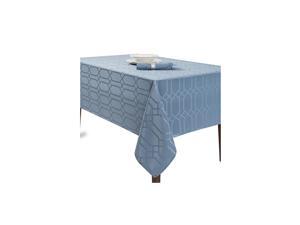 Solid Chagall Spillproof Fabric Tablecloth, 60X120, Powder Blue Solid Chagall Spillproof Fabric Tablecloth, 60X120, Powder Blue