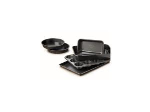 Nonstick Bakeware, 6 Piece, Black Nonstick Bakeware, 6 Piece, Black