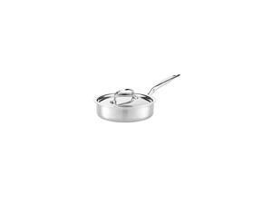 Steel 1.5 Quart Sauté Pan with Lid - Titanium Strengthened 316Ti Stainless Steel with 5-Ply Construction - Induction-Ready and Fully Clad, Made in USA Steel 1.5 Quart Sauté Pan with Lid - Titanium Strengthened 316Ti Stainless Steel with 5-Ply Construction - Induction-Ready and Fully Clad, Made in USA