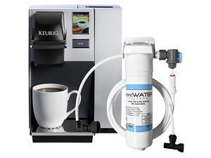 K2500 Plumbed Single Serve Commercial Coffee Maker and Tea Brewer with Direct Water Line Plumb and Filter Kit