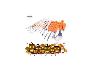 Pumpkin Carving Kit,13 Pieces Heavy Duty Stainless Steel Carving Tools Set for Decoration,Easily Carve Jack-O-Lanterns (orange-1) Pumpkin Carving Kit,13 Pieces Heavy Duty Stainless Steel Carving Tools Set for Decoration,Easily Carve Jack-O-Lanterns (orange-1)