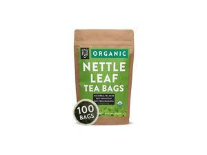 Organic Nettle Leaf Tea Bags | 100 Tea Bags | Eco-Conscious Tea Bags in Kraft Bag | Raw from Croatia | by