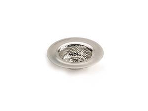 Endurance Stainless Steel Large Sink Strainer, 4.5" | Traps Food Scraps | Polished Finish with Precision Pierced Holes | Dishwasher Safe