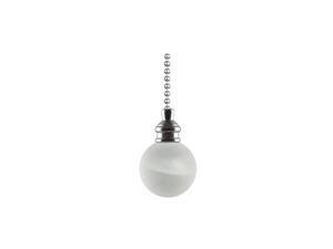 7712300 Frosted White Alabaster Ball Pull Chain 7712300 Frosted White Alabaster Ball Pull Chain