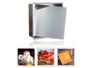 Aluminum Square Cheesecake Pan Chiffon Cake Mold Baking Mould with Removable Bottom 5 Inch x 5 inch x 2 inch Aluminum Square Cheesecake Pan Chiffon Cake Mold Baking Mould with Removable Bottom 5 Inch x 5 inch x 2 inch