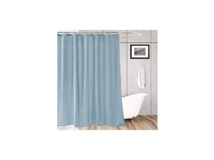 72x96 inch Fabric Shower Curtain Liner, Waterproof Extra Long Bathroom Curtain for Hotel with Hooks, Weighted Hem, Blue 72x96 inch Fabric Shower Curtain Liner, Waterproof Extra Long Bathroom Curtain for Hotel with Hooks, Weighted Hem, Blue