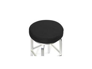 Bar Stool Cushions,Memory Foam Bar Stool Covers Round Cushion with Non-Slip Backing and Elastic Band by  14" Black