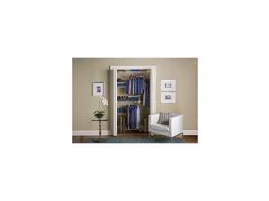 Wardrobe Organizer, 3-5', Closet Shelves & Rods, Closet Organizer System, White Wardrobe Organizer, 3-5', Closet Shelves & Rods, Closet Organizer System, White