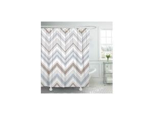 Shower Curtain Set Waterproof Adjustable Polyester Fabric Beige Color Gray Blue and White Chevron Ikat Geometric Abstract Brown Contrast 66 x 72 Inches Set with Hooks for Bathroom Shower Curtain Set Waterproof Adjustable Polyester Fabric Beige Color Gray Blue and White Chevron Ikat Geometric Abstract Brown Contrast 66 x 72 Inches Set with Hooks for Bathroom