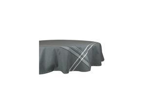 100% Cotton Everyday French Stripe Tabletop Collection, Tablecloth, 70" Round, Gray Chambray 100% Cotton Everyday French Stripe Tabletop Collection, Tablecloth, 70" Round, Gray Chambray