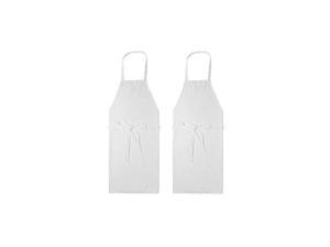 Professional White Bib Aprons | 32x28 Inch | White | 2 Pack Professional White Bib Aprons | 32x28 Inch | White | 2 Pack