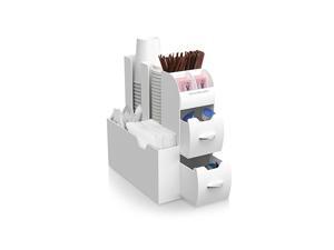 CAD01 Coffee Condiment Organizer-White, 6 x 12 x 12 CAD01 Coffee Condiment Organizer-White, 6 x 12 x 12