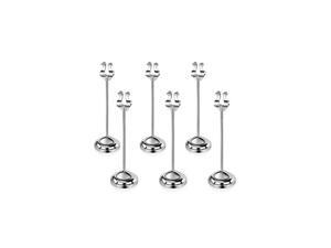 27778 Stainless Steel Table Number Holder with Heavy Casting Base, 8-Inch, Set of 6 27778 Stainless Steel Table Number Holder with Heavy Casting Base, 8-Inch, Set of 6