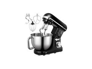 Stand Mixer 5Quart 500Watt 6Speed Dough Mixer with Stainless Steel Bowl TiltHead Food Mixer Kitchen Electric Mixer with Double Dough Hooks Whisk Beater Pouring Shield Black Stand Mixer 5Quart 500Watt 6Speed Dough Mixer with Stainless Steel Bowl TiltHead Food Mixer Kitchen Electric Mixer with Double Dough Hooks Whisk Beater Pouring Shield Black