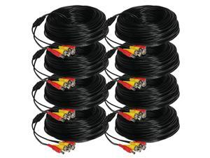 8 Units of 100 Ft BNC Video DC Power Siamese Cables for CCTV Surveillance System 8 Units of 100 Ft BNC Video DC Power Siamese Cables for CCTV Surveillance System