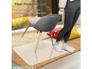 Rectangle PVC Home Office Chair Floor Mat Studded Back for Pile Carpet 36" x 48" Rectangle PVC Home Office Chair Floor Mat Studded Back for Pile Carpet 36" x 48"