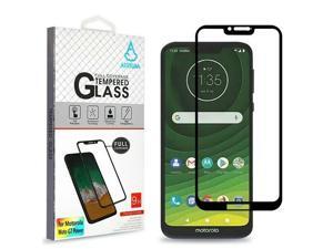 Moto G7 Supra Full Coverage Tempered Glass Screen Protector/Black Moto G7 Supra Full Coverage Tempered Glass Screen Protector/Black