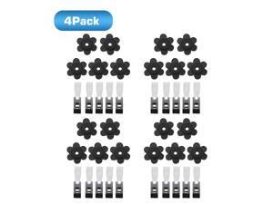 LOT Flag Stops and 5pc Anti Wind Clips Rubber Garden Flag Stoppers W/Clear Clips LOT Flag Stops and 5pc Anti Wind Clips Rubber Garden Flag Stoppers W/Clear Clips