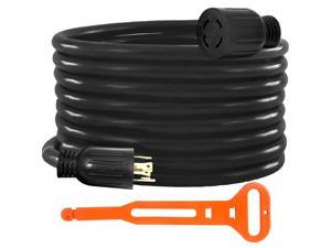 Generator Extension Cord 10Ft 10/4 Power Cable  L14-30 30 Amp Copper Wire