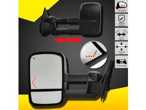 Power Heated LED Arrow Tow Mirrors For 2003-2006 Chevrolet Silverado GMC Sierra Power Heated LED Arrow Tow Mirrors For 2003-2006 Chevrolet Silverado GMC Sierra