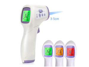 CK-T1501 Non-contact Infrared Forehead Thermometer Body Water Milk Environment Temperature Test Equipment ° C/ ° F Switchable 3 LCD Backlight with Alam Function CK-T1501 Non-contact Infrared Forehead Thermometer Body Water Milk Environment Temperature Test Equipment ° C/ ° F Switchable 3 LCD Backlight with Alam Function