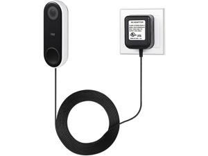 Wasserstein 8.2ft UL-Certified Power Supply Adapter for Google Nest Hello Video Doorbell, eufy Security Doorbell and Arlo Doorbell - Continuous Power Wasserstein 8.2ft UL-Certified Power Supply Adapter for Google Nest Hello Video Doorbell, eufy Security Doorbell and Arlo Doorbell - Continuous Power