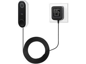 Wasserstein Power Supply Adapter Compatible with Google Nest Hello Video Doorbell, Eufy Doorbell, Arlo Doorbell - Power Your Doorbell Continuously Wasserstein Power Supply Adapter Compatible with Google Nest Hello Video Doorbell, Eufy Doorbell, Arlo Doorbell - Power Your Doorbell Continuously
