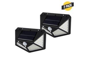Dartwood Outdoor Solar Lights with Motion Sensor - 100 LED 450 Lumens Bright Weatherproof Wall Spotlight for Gardens Porches Walkways Patios (2 Pack) Dartwood Outdoor Solar Lights with Motion Sensor - 100 LED 450 Lumens Bright Weatherproof Wall Spotlight for Gardens Porches Walkways Patios (2 Pack)