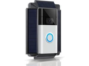Wasserstein Weatherproof Premium Solar Charger Compatible with Ring Video Doorbell 2nd Generation (2020 Release) Powered by US-Engineered Solar Cells