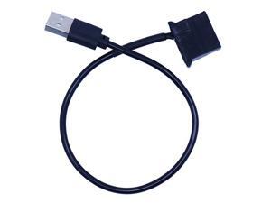 USB to Molex 4 Pin PC Computer Cooling Fan 1 Feet Connector Cable Adapter Cord USB to Molex 4 Pin PC Computer Cooling Fan 1 Feet Connector Cable Adapter Cord