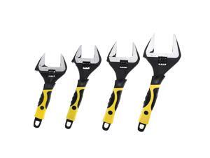 Large Extra Wide Jaw Adjustable Spanner Wrench 60mm Openning Capacity Nut Pipe Tool Black Oxide Finish Hardened Chrome Vanadium 10 Inch Large Extra Wide Jaw Adjustable Spanner Wrench 60mm Openning Capacity Nut Pipe Tool Black Oxide Finish Hardened Chrome Vanadium 10 Inch