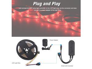 BT LED Strip Lights Kit 10m/32.8ft Length 5050 RGB IR BT music Controller Changing Color 12V Power Supply