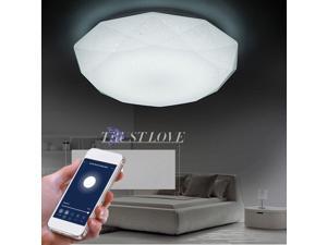 Smart WiFi Ceiling Light 48W Stepless Dimmable LED Lights Cloud Intelligence APP Remote Control Timing