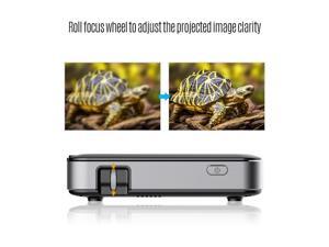 Mini Projector DLP 1080P 60 ANSI Lumens USB HD Image Input Wireless Pocket Projectors for Home Small Office Mini Projector DLP 1080P 60 ANSI Lumens USB HD Image Input Wireless Pocket Projectors for Home Small Office
