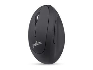 Perimice719L Left Handed Wireless Vertical Mouse Portable Size for Laptops Computer 3 Level DPI